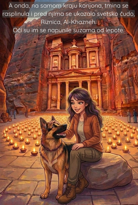 Ilustrovana bajka, Jordan, Sandra i Aleks na putu oko sveta